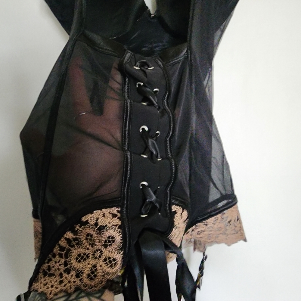 Nwot Victoria secrets bustier lace up corset - Picture 5 of 10